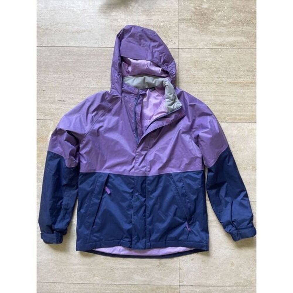 REI Co-op Bluesign Product Jacket - Girls Size L (14-16) Purple Blue zip up